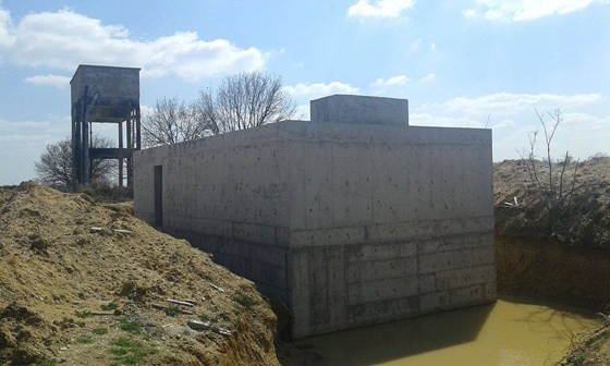 H δεξαμενή στη Σιταριά Διδυμοτείχου