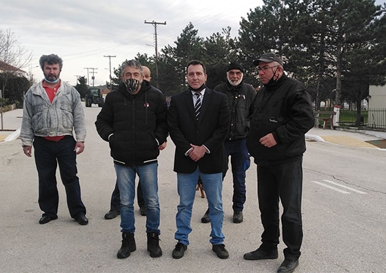 Ο Κίρκος Μαργαρίτης της Ελληνικής Λύσης μαζί με κοινοτάρχες του βορείου Έβρου