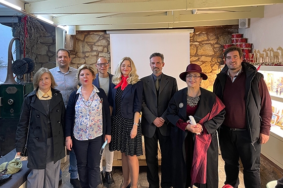 Στιγμιότυπο από τη χθεσινή εκδήλωση στο Εθνολογικό Μουσείο Θράκης.