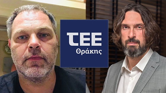 Οι κύριοι Τσακίρης (αριστερά) και Παπαδόπουλος (δεξιά) διεκδικούν την προεδρία της Νομαρχιακής Επιτροπής του ΤΕΕ