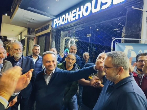 Ο κ. Κελέτσης επισκέφθηκε το εκλογικό κέντρο της δημοτικής παράταξης "ΑΡΧΗ".