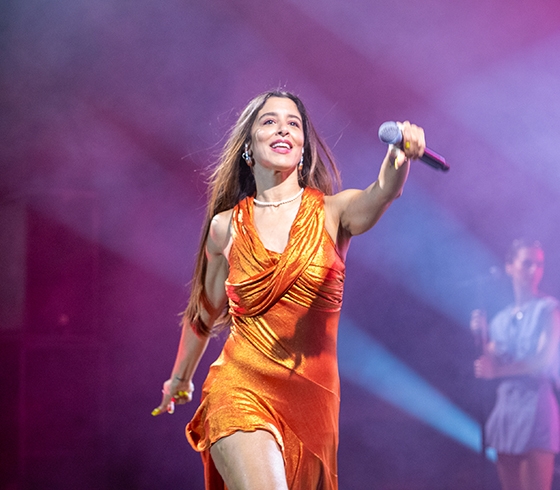 H Μαρίνα Σάττι "on stage" στο Αλτιναλμάζη