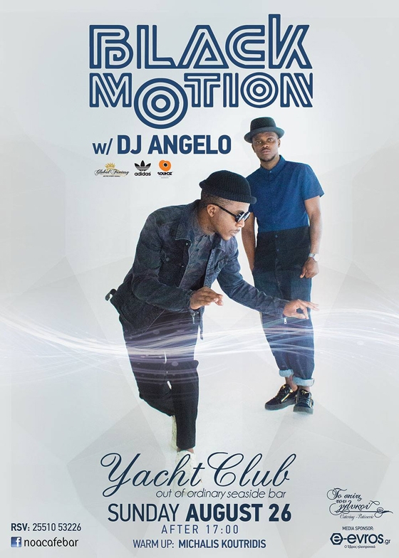 Οι Black Motion έρχονται στο closing party του Yacht Club!