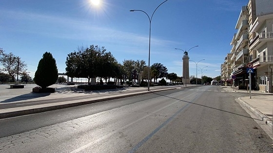 Διακόπτεται η κυκλοφορία οχημάτων στην παραλιακή λεωφόρο της Αλεξανδρούπολης