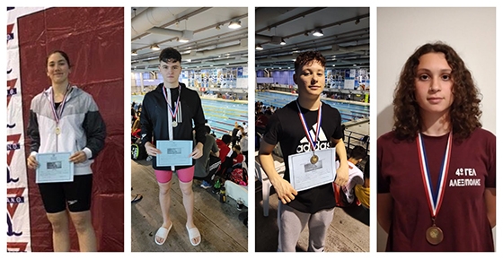 "Έκλεψαν" τις εντυπώσεις στους Πανελλήνιους Σχολικούς Αγώνες Λυκείων & ΕΠΑΛ οι κολυμβητές του ΟΦΘΑ