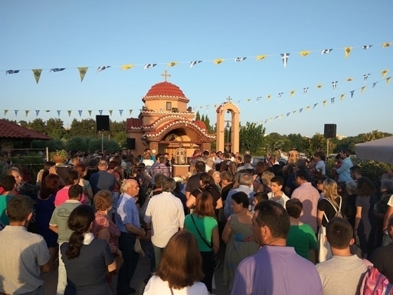 Το εκκλησάκι του Αγίου στο Μαΐστρο Αλεξανδρούπολης.