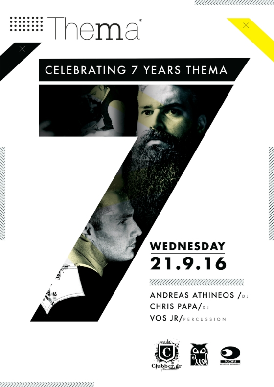 Tα 7α γενέθλια γιορτάζει το "Τhema", με Αndrea Athineo, Chris Papa και Vos Jr 