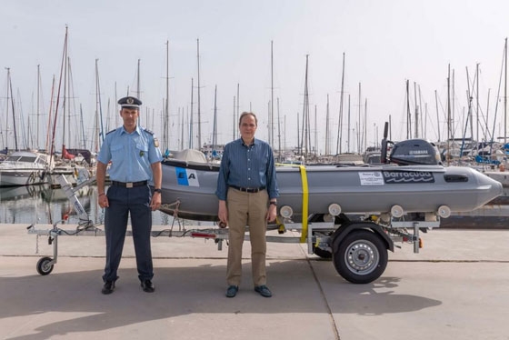 Δωρεά σκάφους από τους Ροταριανούς για τη φύλαξη των συνόρων στον Έβρο