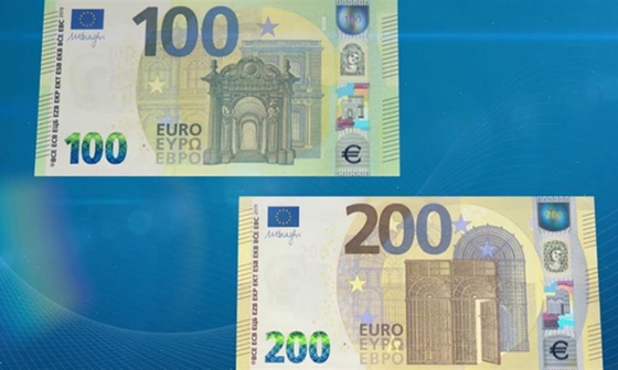 «Πρεμιέρα» για τα νέα χαρτονομίσματα των 100 και των 200 ευρώ