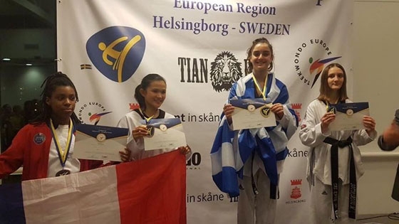 Η αθλήτρια του ΑΟΓ ΑΛΕΞΑΝΔΡΟΥΠΟΛΗΣ Μιχαηλίδη Μαρία η οποία κατέκτησε το χρυσό μετάλλιο στο 5ο WT Presidents Cup - European Edition 