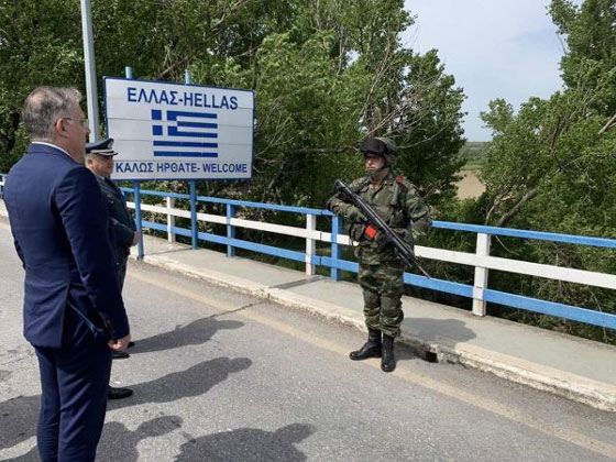 Το μήνυμα του Υπουργού Εσωτερικών από το Φυλάκιο των Κήπων 