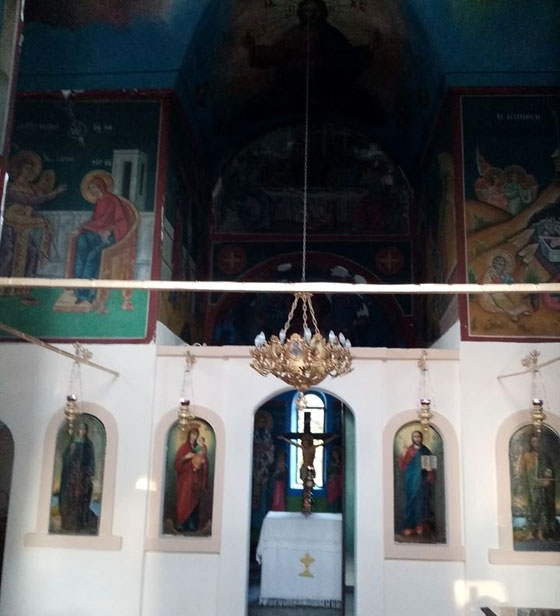 Ξεκίνησε ο εσωτερικός εξωραϊσμός της Αγίας Παρασκευής στις Φέρες