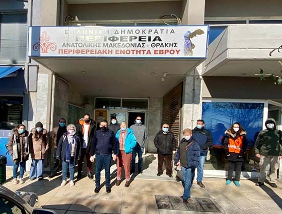 Στον Έβρο κλιμάκιο της Διεύθυνσης Αποκατάστασης Επιπτώσεων Φυσικών Καταστροφών μετά τις καταστροφές από τις  πλημμύρες 