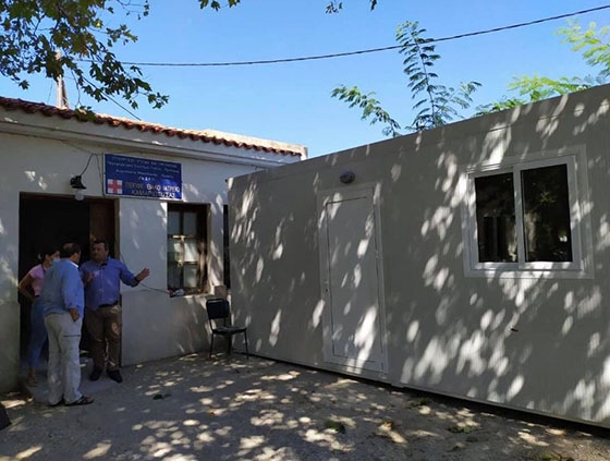 Σαμοθράκη: Isolation Box τοποθετήθηκε στο Αγροτικό Ιατρείο της Καμαριώτισσας 