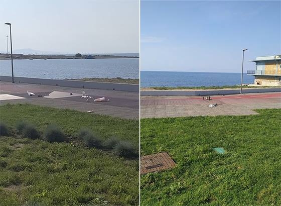 Αποκαρδιωτική η εικόνα στην νέα παραλιακή της Αλεξανδρούπολης...