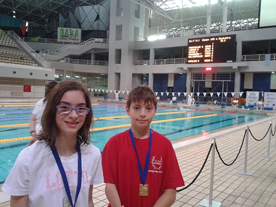 "Σάρωσαν" τα χρυσά μετάλλια η Μαρία Κυριακίδου και ο Τηλέμαχος Πανταζίδης.