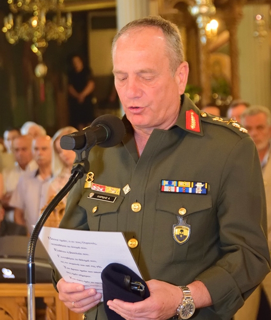 Ο υποστράτηγος Άγγελος Ιλαρίδης