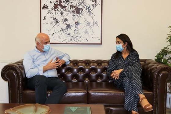 Στιγμιότυπο από την συνάντηση.