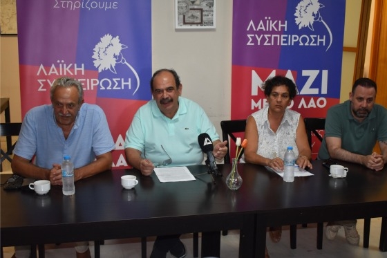 Συνέντευξη τύπου παραχώρησε ο υποψήφιος Δήμαρχος Αλεξανδρούπολης με το ψηφοδέλτιο της Λαϊκής Συσπείρωσης Σάββας Δευτεραίος.