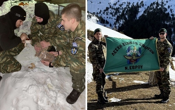 Στην παραλιακή λεωφόρο της Αλεξανδρούπολης επίδειξη διάσωσης από τη Λέσχη Ειδικών Δυνάμεων.