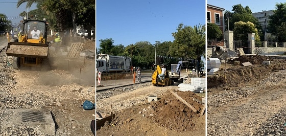 Μπροστά στα Δικαστήρια έφτασαν τα έργα για την ανάπλαση της παραλιακής λεωφόρου στην Αλεξανδρούπολη.