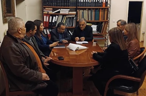 Στιγμιότυπο από την συνάντηση.