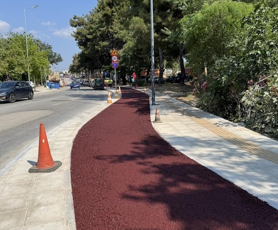 Με την ολοκλήρωση των έργων, το δίκτυο ποδηλατοδρόμων της πόλης αναμένεται να φτάσει τα 15 χιλιόμετρα συνολικά!