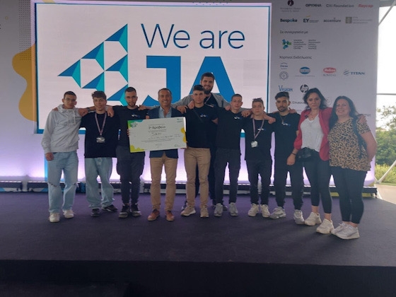 Κατέκτησαν το δεύτερο βραβείο , στην κατηγορία της Επαγγελματικής Εκπαίδευσης , με την πλατφόρμα εύρεσης εργασίας για απόφοιτους επαγγελματικών σχολών “Jobify”