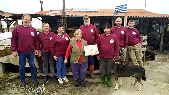 H "Κυρά του Δέλτα Έβρου" μαζί με μέλη του Συλλόγου Αινήσιο Δέλτα