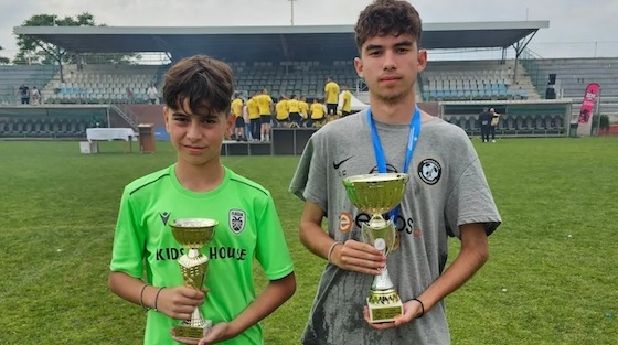 Οι δύο αθλητές που διακρίθηκαν στο τουρνουά.