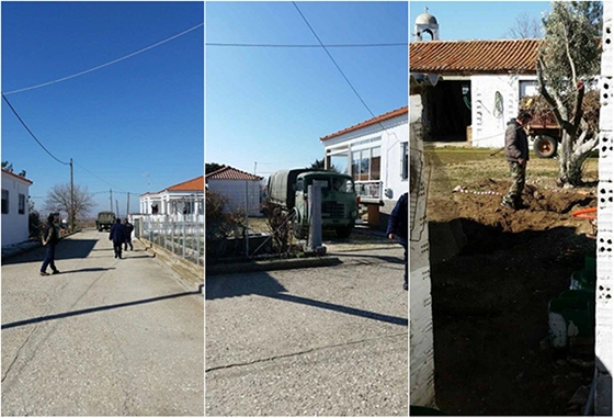 Αποκλειστικές λήψεις από την περιοχή όπου εντοπίστηκαν τα βλήματα