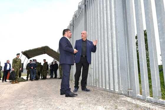 Τον φράχτη του Έβρου επισκέφθηκαν Β. Μεϊμαράκης & Ν. Χαρδαλιάς