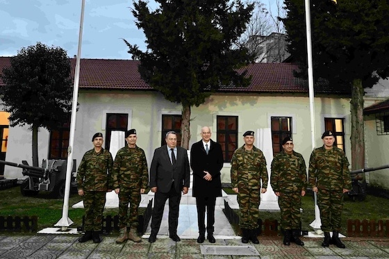Ο Υπουργός Εθνικής Άμυνας Νίκος Δένδιας επισκέφθηκε την XXI Τεθωρακισμένη Ταξιαρχία στην Κομοτηνή την Παρασκευή 13 Φεβρουαρίου 2026.