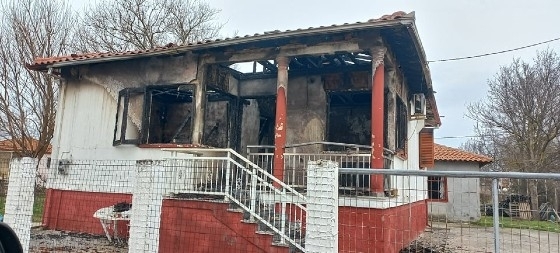 Η κατάσταση του σπιτιού την επόμενη ημέρα.