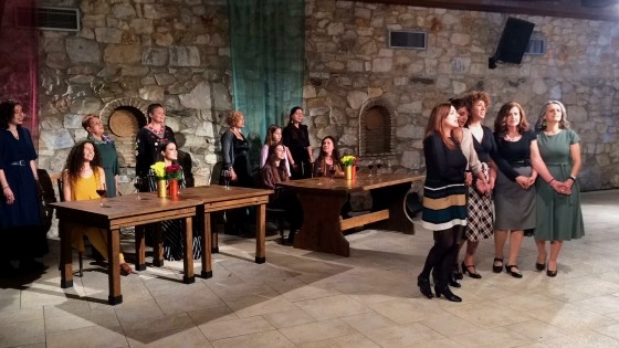 Στιγμιότυπο από τα γυρίσματα της εκπομπής "Αλάτι της γης".