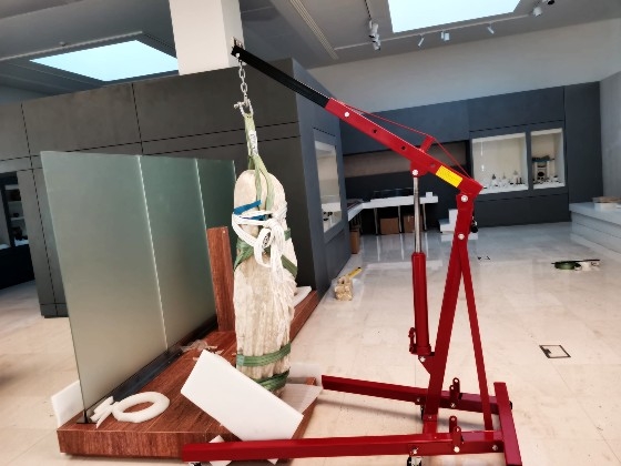 Συνεχίζονται οι εργασίες για την ολοκλήρωση της μόνιμης έκθεσης του.