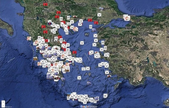Την μάχη στο Κουρί Έβρου & τη σφαγή της Σαμοθράκης συμπεριέλαβαν 2 φοιτητές σε ψηφιακό χάρτη