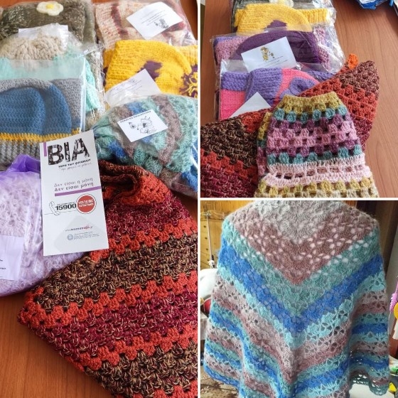 Η ομάδα «Εθελόντριες εν δράση» έστειλαν την αγάπη τους στην Αλεξανδρούπολη με τη βοήθεια βελόνας & κλωστής!