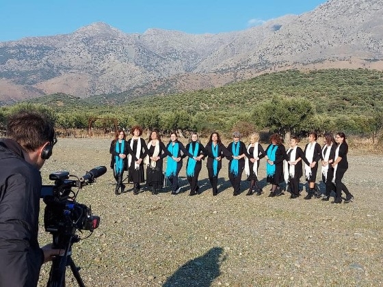 Γυρίσματα από το γαλλογερμανικό κανάλι ARTE στη Σαμοθράκη.