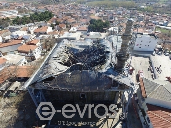 Το σημαντικότερο ισλαμικό μνημείο της Ευρώπης, παραμένει εδώ και 7 χρόνια με κατεστραμμένη στέγη και μη επισκέψιμο.
