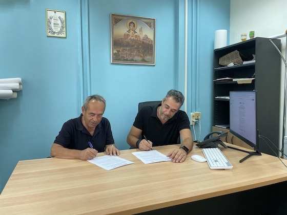 Υπογράφηκε η σύμβαση έργου ύψους 2.136.333,09 € 