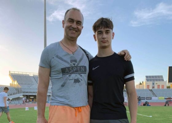 Ο Γρηγόρης Γκατσιούδης είναι γιος του Ολυμπιονίκη Κώστα Γκατσιούδη.