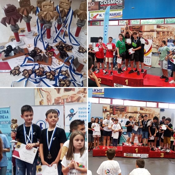 Ρομποτική ομάδα από την Αλεξανδρούπολη "σάρωσε" τα βραβεία στο Διεθνή Διαγωνισμό Αθλητικής Ρομποτικής MRC!