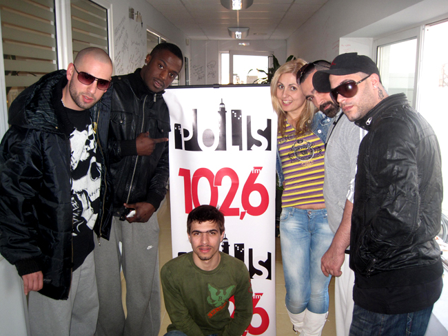 Οι ράπερς TNS, BO, Δώρο Θεού και Dj KC στον Polis 102,6!