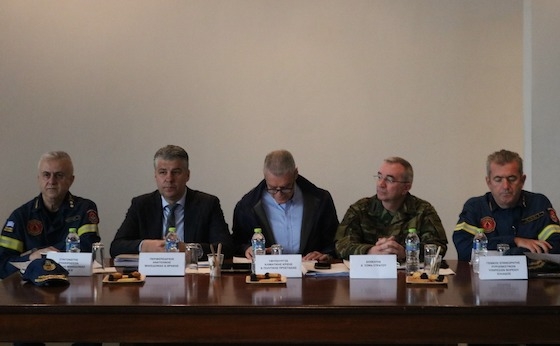 Στιγμιότυπο από την σύσκεψη.