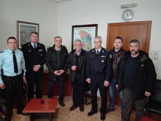 Ο Υπουργός Προστασίας του Πολίτη με την Αντιπροσωπεία 