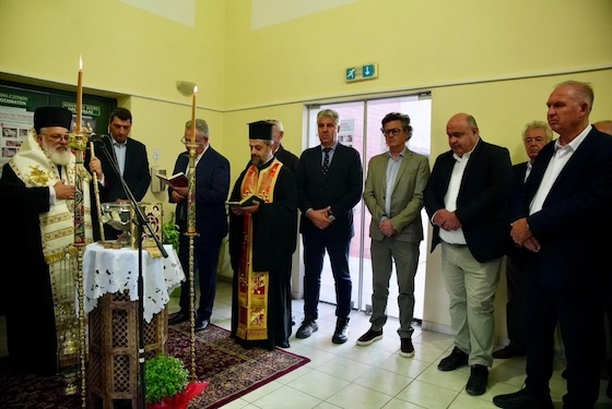 Στιγμιότυπο από τα εγκαίνια.