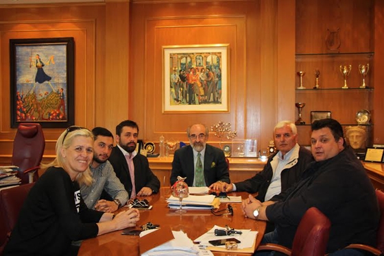 Επίσκεψη αντιπροσωπείας της ΝΟΔΕ Έβρου στο Δήμαρχο Αλεξανδρούπολης