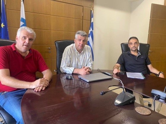 στιγμιότυπο από τη συνάντησή τους.