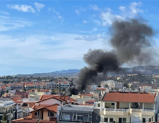  H φωτιά ξέσπασε από φιάλη υγραερίου σε μπαλκόνι.
